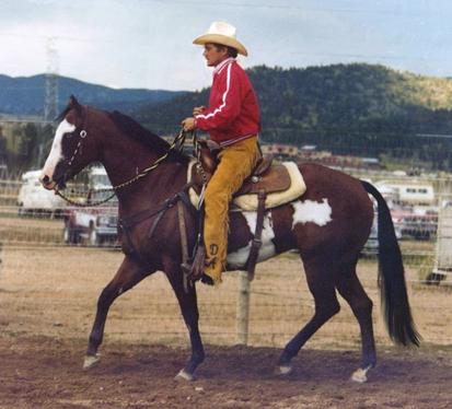 Dean showing paint Horses in the 80's 