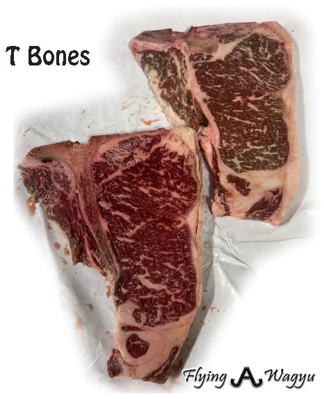 Flying A Wagyu Farm Raised Beef Wagyu F1 Cross T Bone
