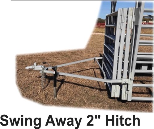 Diamond W Portable Cattle Corral Dual Rear Wheel