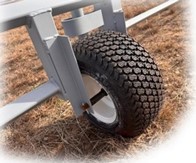 Diamond W Portable Cattle Corral Dual Rear Wheel