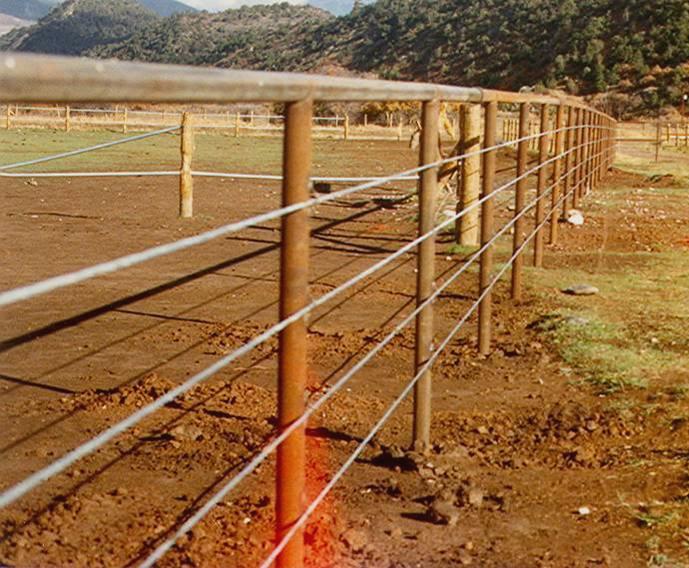Galvanized Cable Fencing For Cattle and Horses