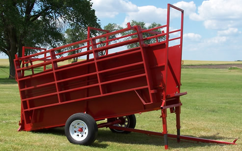 Titan Portable Load Chute Behind OK Corral