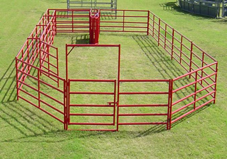 WW Horse Saver Roping Chute and Roping Arena