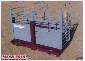 WW Paul Scales 3000lb. Cattle Platform  Scale w/ Sqeeze Side Pen