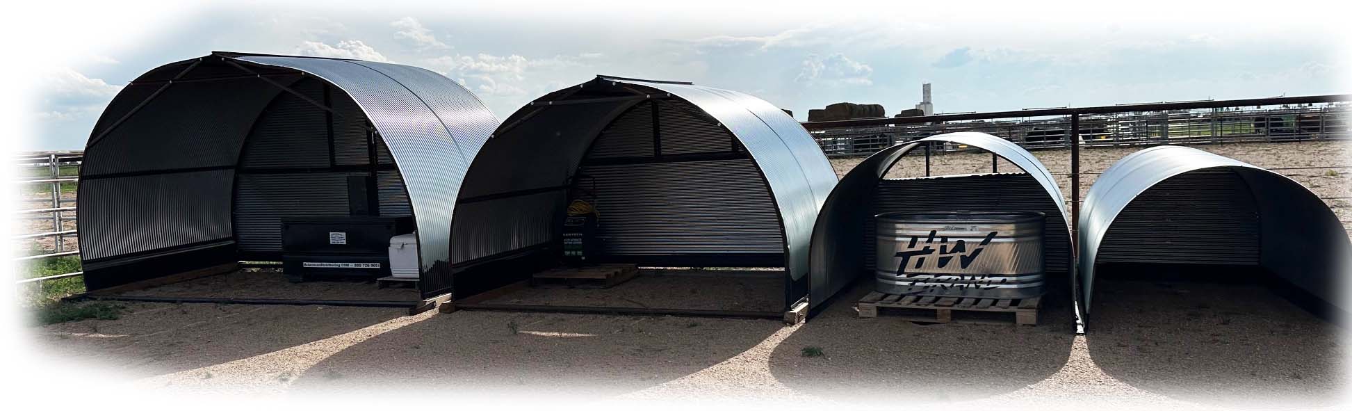 Port-A-Hut Portable Farm Sheds for Chickens to Cattle. In Sizes Small, Medium, Large & Extra Large