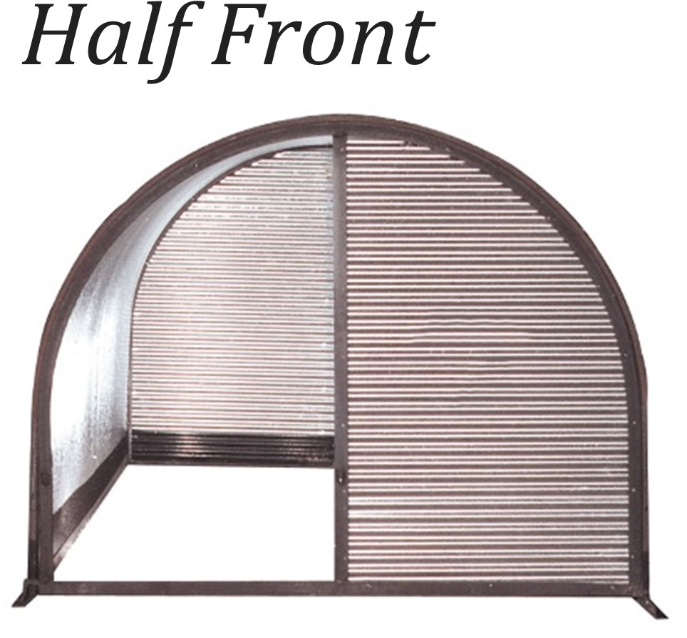 Port-A-Hut Small Shelter Half Front works well for feeder pigs, goats, sheep, calves, chickens, other small livestock. 