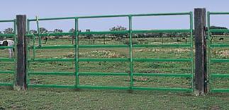 Powder River Classic 60” Gate w/ Lever Latch 6 Bars