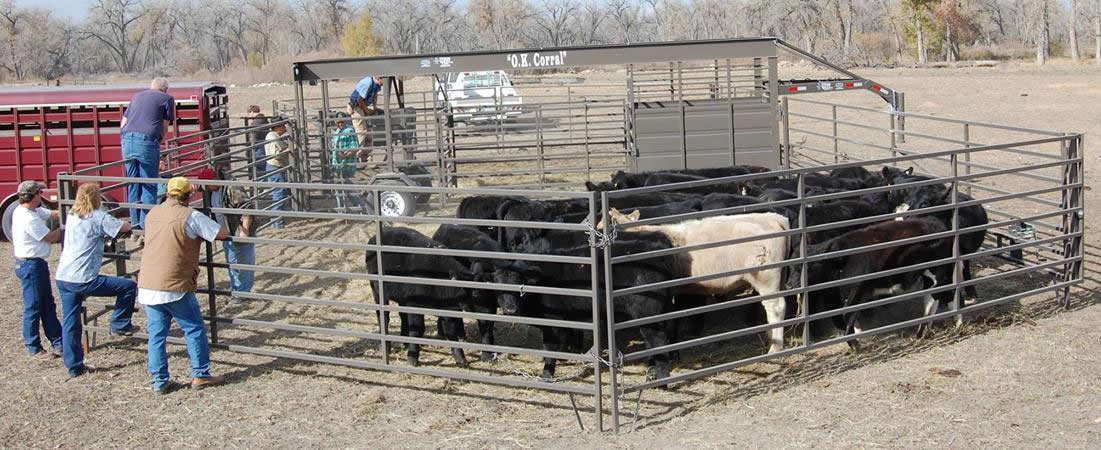 Titan West OK Corral, Portable Corral for Cattle