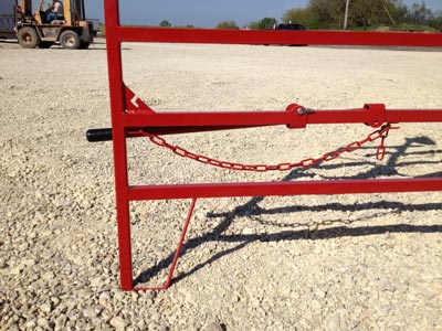Titan OK Portable Corral Shown with a Horse Front