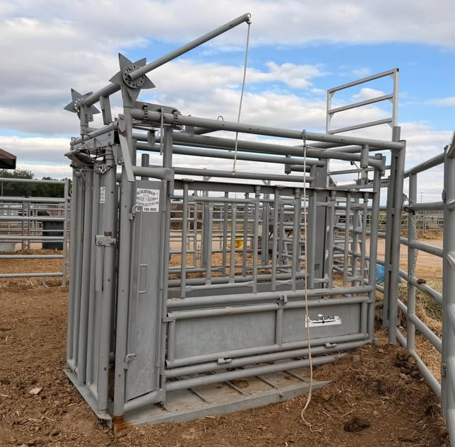 Used Renegade Star Single Side Exit Cattle Squeeze Chute