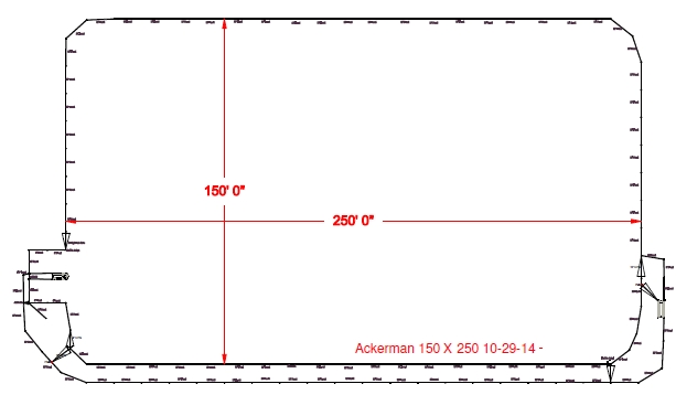 WW 150' x 250' Roping Arena