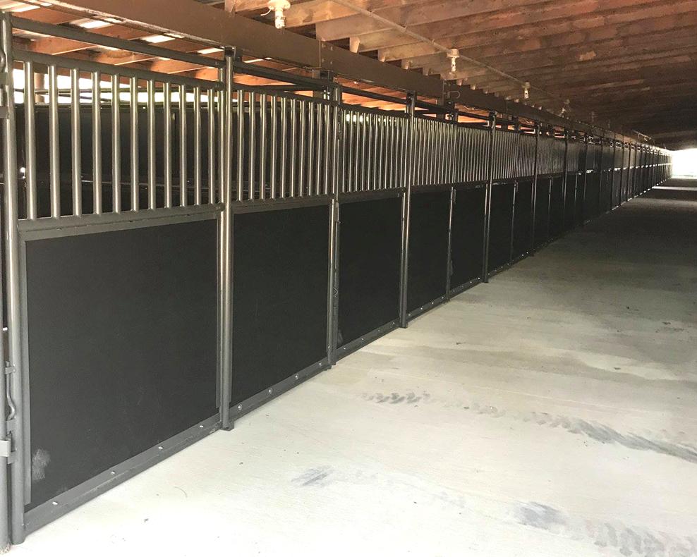 WW Wyoming Horse Stalls Vertical  Rail